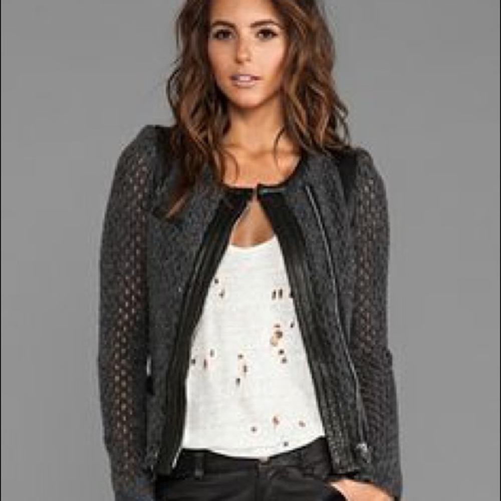 IRO Black Textured Jacket